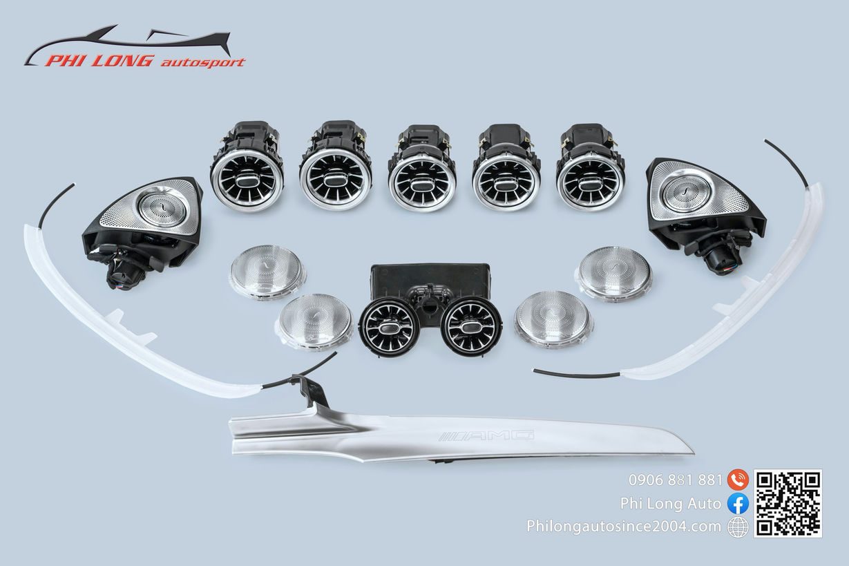 Đèn LED viền nội thất Mercedes Benz (5)