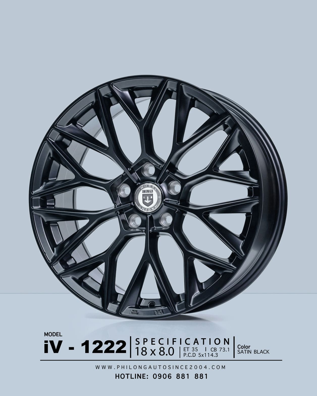 Mam HRE iV-1222 SatinBlack (2)